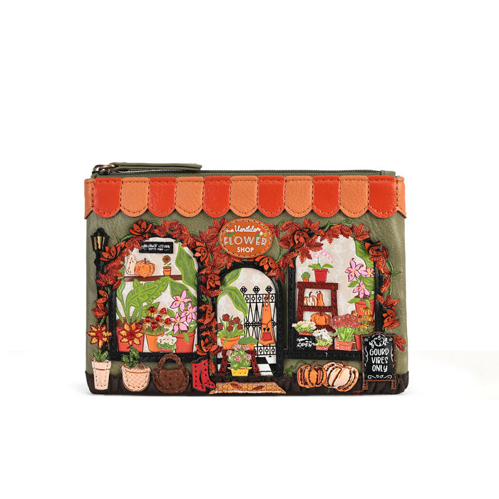Vendula Flower Shop Amber Edition Zipper Coin Purse