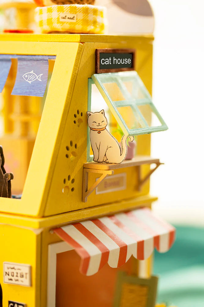 Robotime Rolife DIY Mini House Cat House