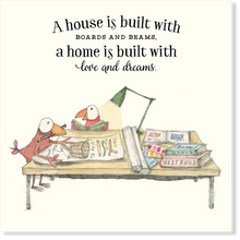 Load image into Gallery viewer, Affirmations - Twigseeds - New Home Card - A house is built K168
