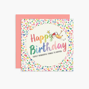 Affirmations - Twigseeds Birthday Card - Expect Wonderful - K188