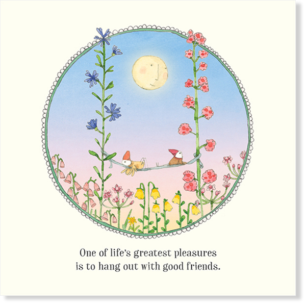 Affirmations - Twigseeds Friendship Card - One of life's greatest pleasures - K271