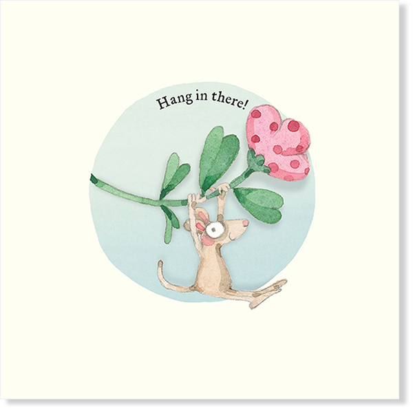 Affirmations - Twigseeds Get Well Card - Hang in There - K308
