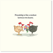 Load image into Gallery viewer, Affirmations - Twigseeds Friendship Card - Between two hearts - K316

