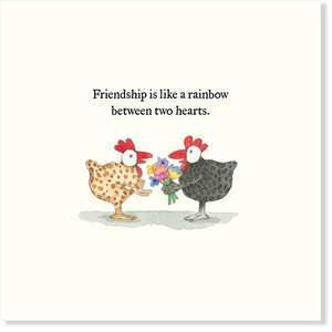 Affirmations - Twigseeds Friendship Card - Between two hearts - K316