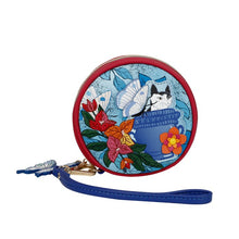 Load image into Gallery viewer, Vendula Greek Garden Round Zip Purse
