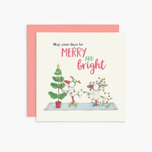 Affirmations - Twigseeds Christmas Card - May your days be merry - K354