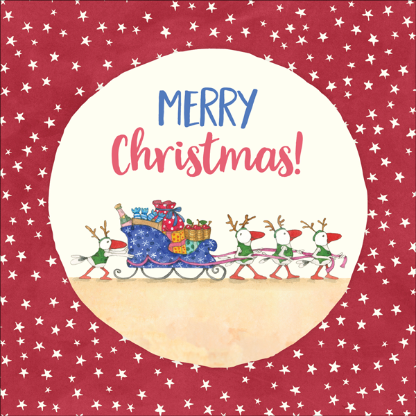 Affirmations - Twigseeds Christmas Card - Merry Christmas - K355