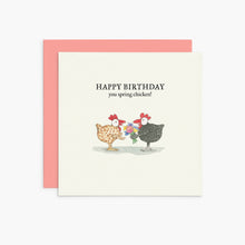 Load image into Gallery viewer, Affirmations - Twigseeds Birthday Card - Spring Chicken K369
