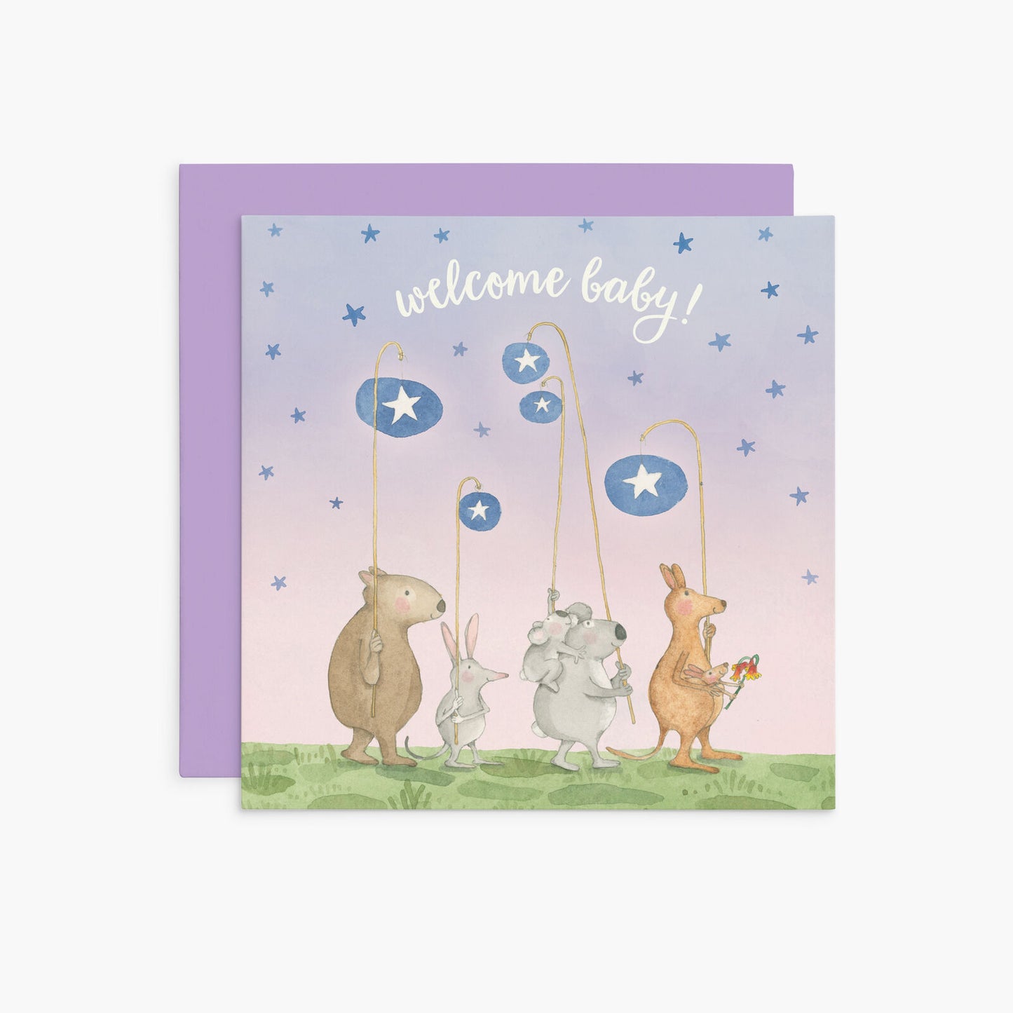 Affirmations-Twigseeds Greeting Card - Welcome Baby - K372