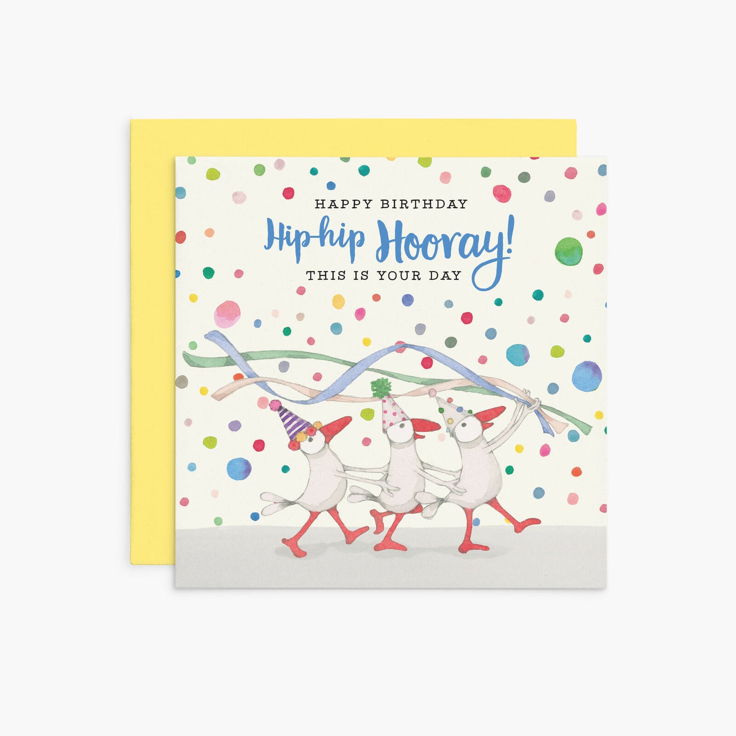 Affirmations- Twigseeds Greeting Card-Hip-Hip Hooray!-K373