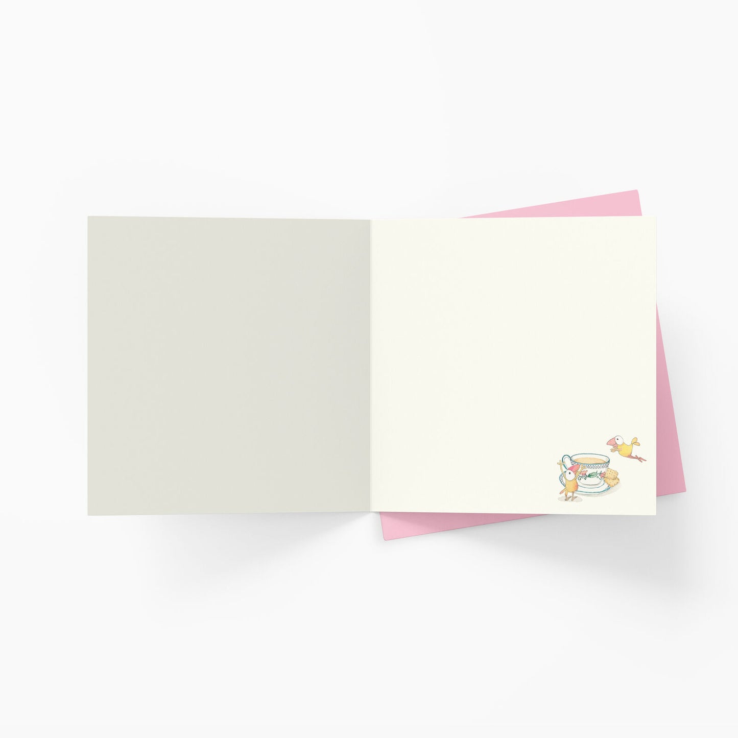Affirmations-Twigseeds Greeting Card - Friendship is you, me and a cup of tea - K375