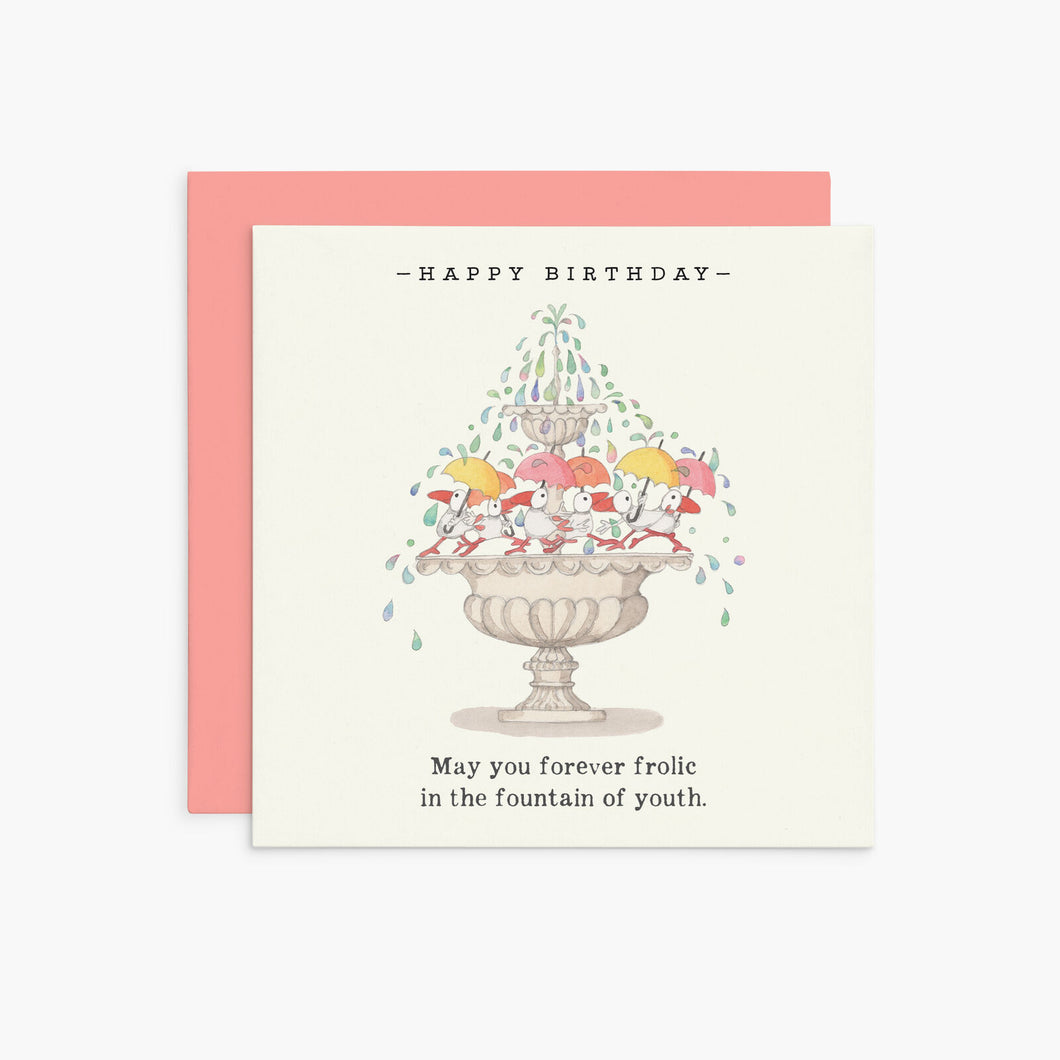 Twigseeds Birthday Card-Happy Birthday - May you forever frolic K381