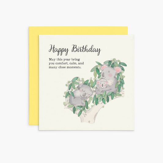 Affirmations - Twigseeds Birthday Card - May this year bring you comfort - K385