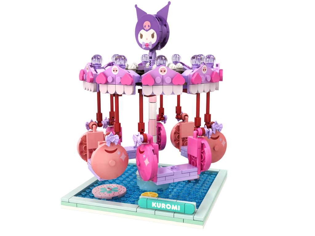 Hello Kitty - YuMe Blocks Summer Wunderland- Kuromi Swing Ride