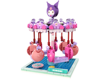 Load image into Gallery viewer, Hello Kitty - YuMe Blocks Summer Wunderland- Kuromi Swing Ride
