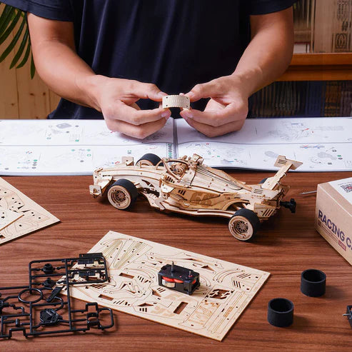 Robotime 3D Wooden Puzzle Racing Car LK505