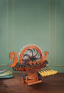 ROBOTIME Puzzle 3D Bois Maquette à Construire, Bateau-Dragon Modèle Construction Adulte, Navire Viking Dragon avec Moteur et Lumières LED, Entraînement Mécanique par Engrenage, Cadeau Bateau LK802 ROBOTIME Puzzle 3D Bois Maquette à Construire, Bateau-Dragon Modèle Construction Adulte, Navire Viking Dragon avec Moteur et Lumières LED, Entraînement Mécanique par Engrenage, Cadeau Bateau LK802