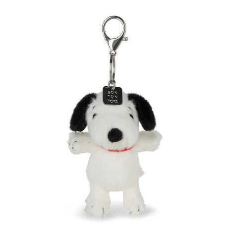 Peanuts Lucky Snoopy Fuzzy Keychain Cream 10 cm