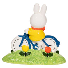 Load image into Gallery viewer, Miffy Tulip Garden Bike Figurine 15 cm
