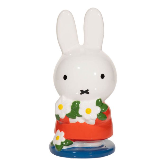 Miffy Holding Daisy Bouquet Figurine 13cm