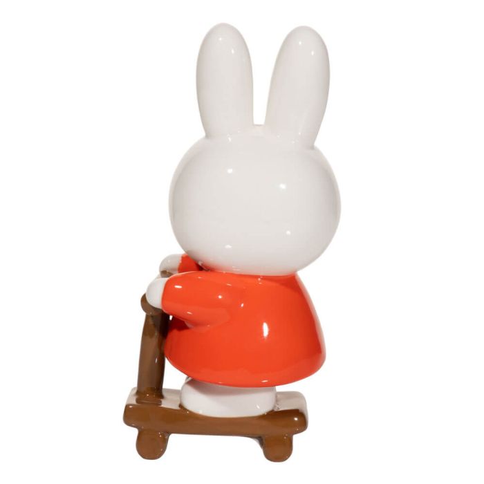 Miffy Riding Scooter Figurine 15.5cm