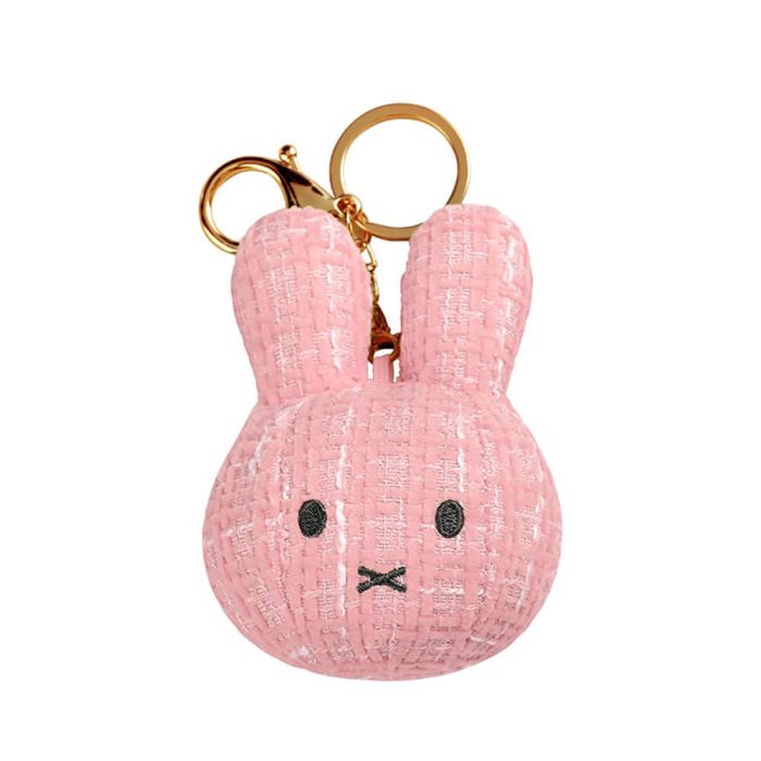 Miffy Plush Keyring Pink 11cm