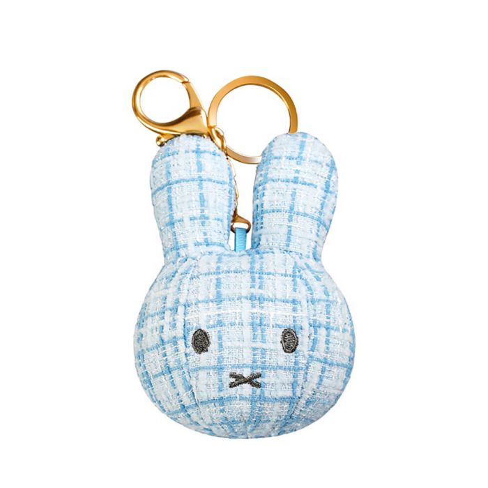 Miffy Plush Keyring Blue 11cm