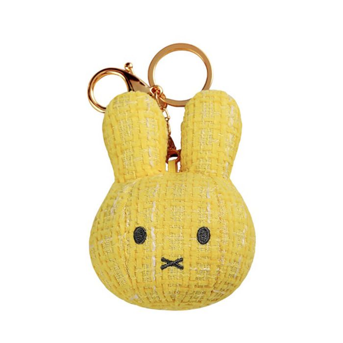 Miffy Plush Keyring Yellow 11cm