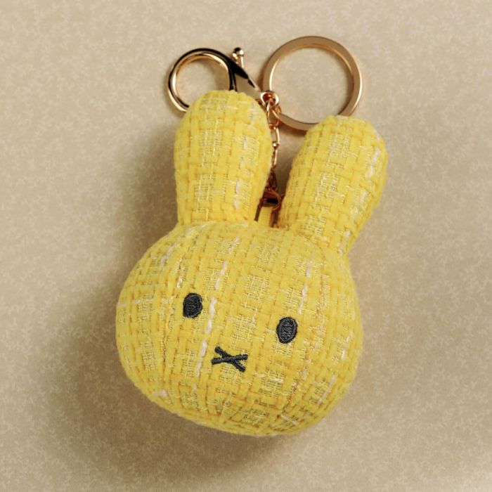 Miffy Plush Keyring Yellow 11cm