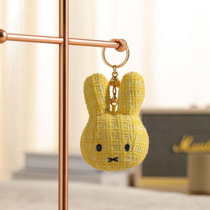 Miffy Plush Keyring Yellow 11cm