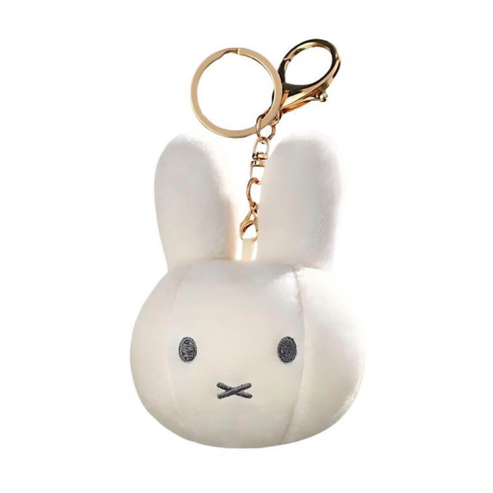 Miffy Soft Plush Keyring White