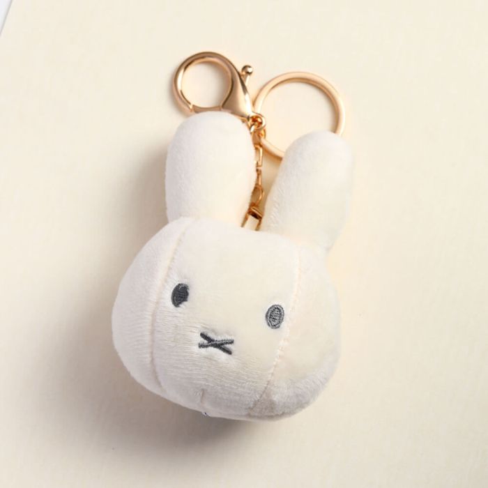 Miffy Soft Plush Keyring White
