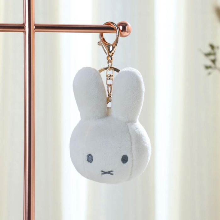 Miffy Soft Plush Keyring White