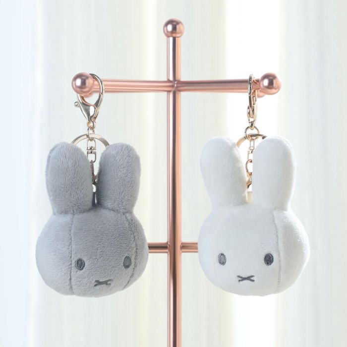 Miffy Soft Plush Keyring White