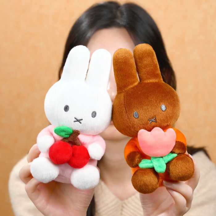 Miffy & Friends Miffy Plush with Cherry 20cm