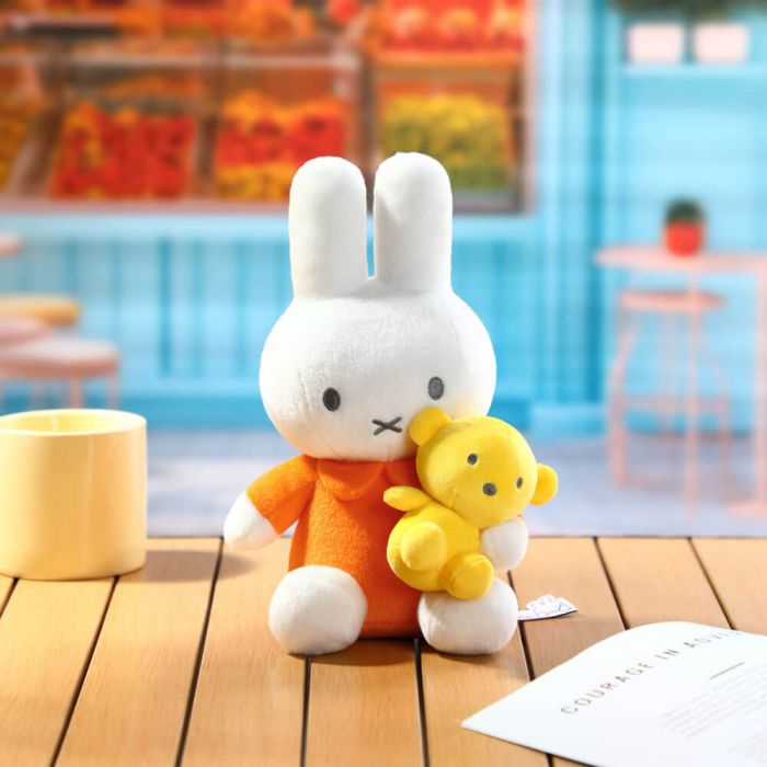 Miffy & Friends Miffy Plush With Bear 26cm
