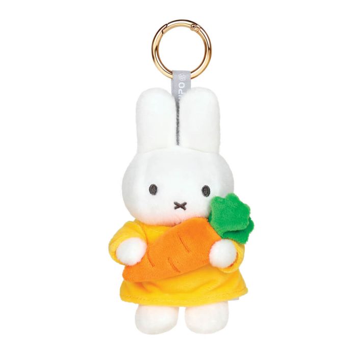 Miffy & Friends Miffy with Carrot Keyring 13cm