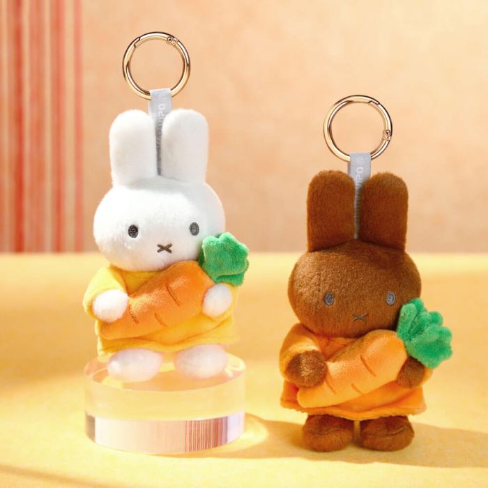 Miffy & Friends Melanie with Carrot Keyring 13cm