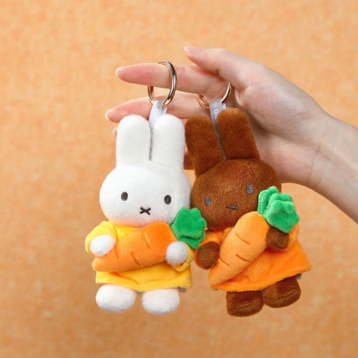 Miffy & Friends Melanie with Carrot Keyring 13cm