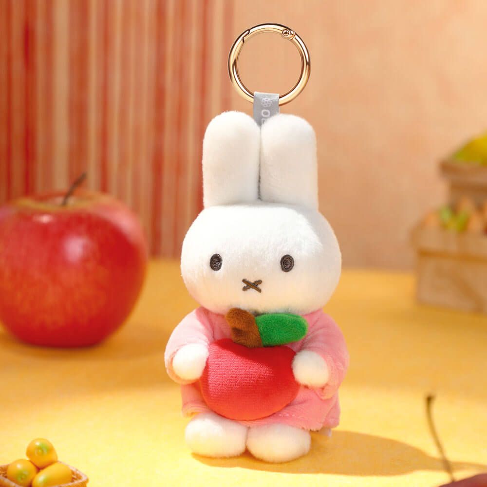 Miffy & Friends Miffy with Apple Keyring 13cm