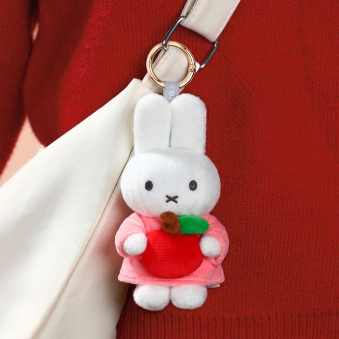 Miffy & Friends Miffy with Apple Keyring 13cm