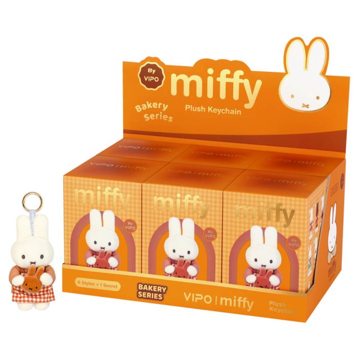 Miffy & Friends Blind Box: Miffy Bakery Series Plush Keychain 14cm