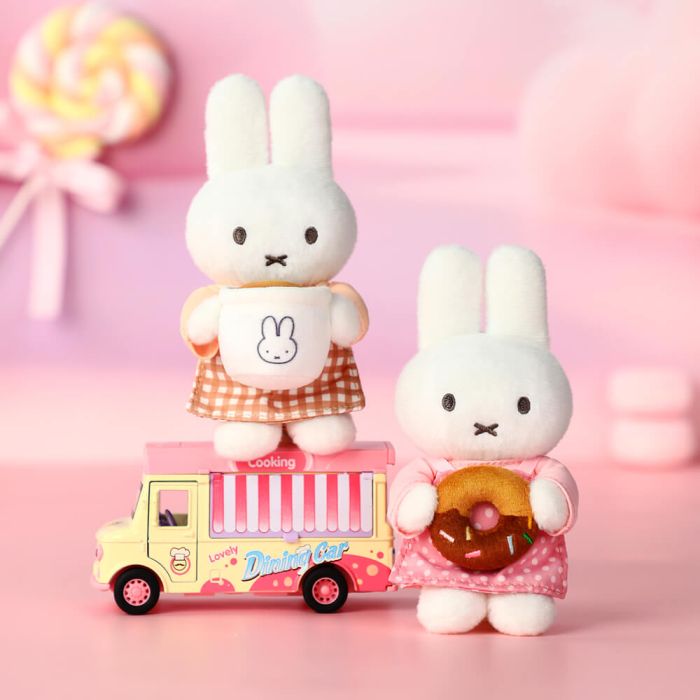 Miffy & Friends Blind Box: Miffy Bakery Series Plush Keychain 14cm