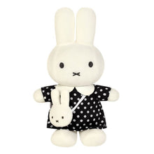 Load image into Gallery viewer, Miffy Plush Black Dot Dress with Miffy Bag 20cm
