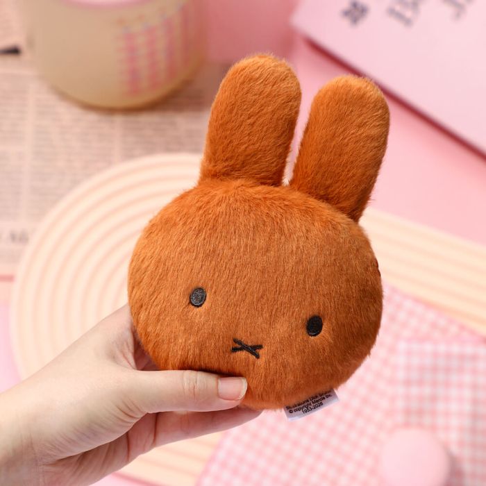 Miffy Brown Plush Purse Keychain