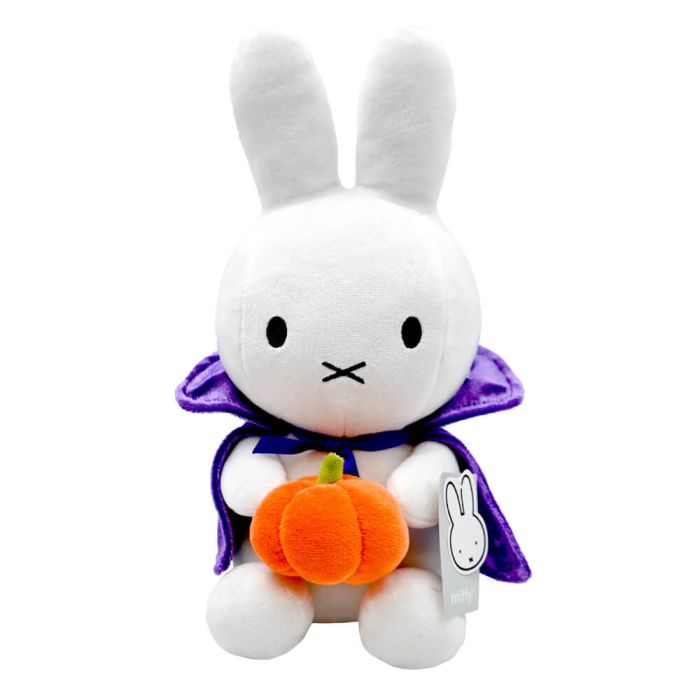Miffy Halloween With Cape & Pumpkin Soft Toy 32cm