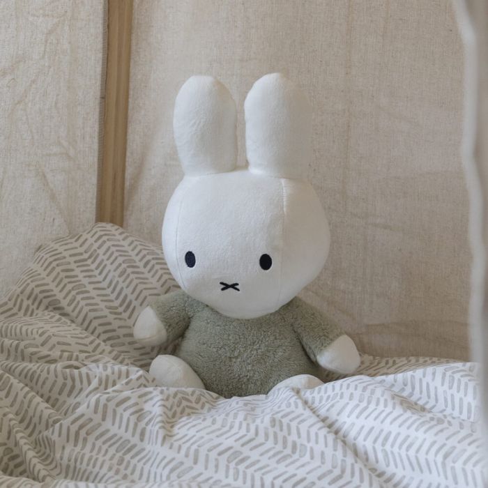 Miffy & Friends Miffy Fluffy Cuddle Green Large 35cm