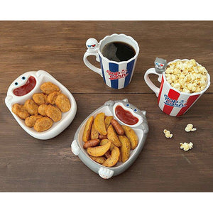 Decole Home Cinema Party Snack Plate - Ghost