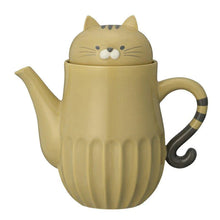 Load image into Gallery viewer, Decole Shinogi no Neko Teapot - Tabby
