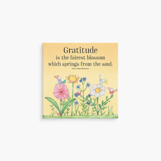 Affirmations-Twigseeds Magnet - Gratitude is the fairest